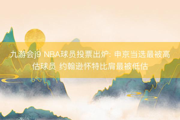 九游会j9 NBA球员投票出炉: 申京当选最被高估球员 约翰逊怀特比肩最被低估
